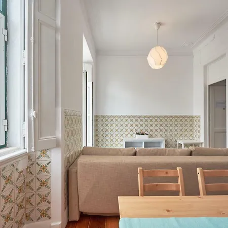 B15-azulejo Verde Ribeiro Apartamento Lisbon